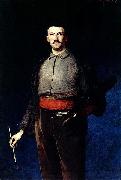Ludwik de Laveaux Self-portrait with a palette. oil painting reproduction